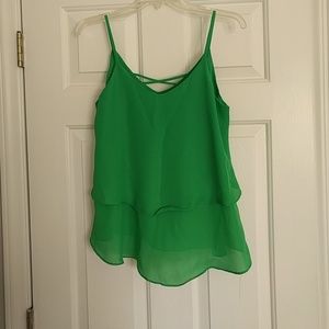 Green blouse